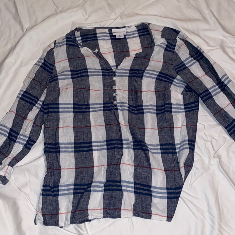 Liz Claiborne women’s blouse 3/4 sleeve size small